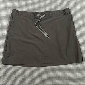 Speedo Women’s Athletic Swim Skirt Skort Black XL Built In Compression Shorts